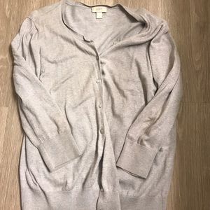 Comfortable Grey Ann Taylor Loft Sweater